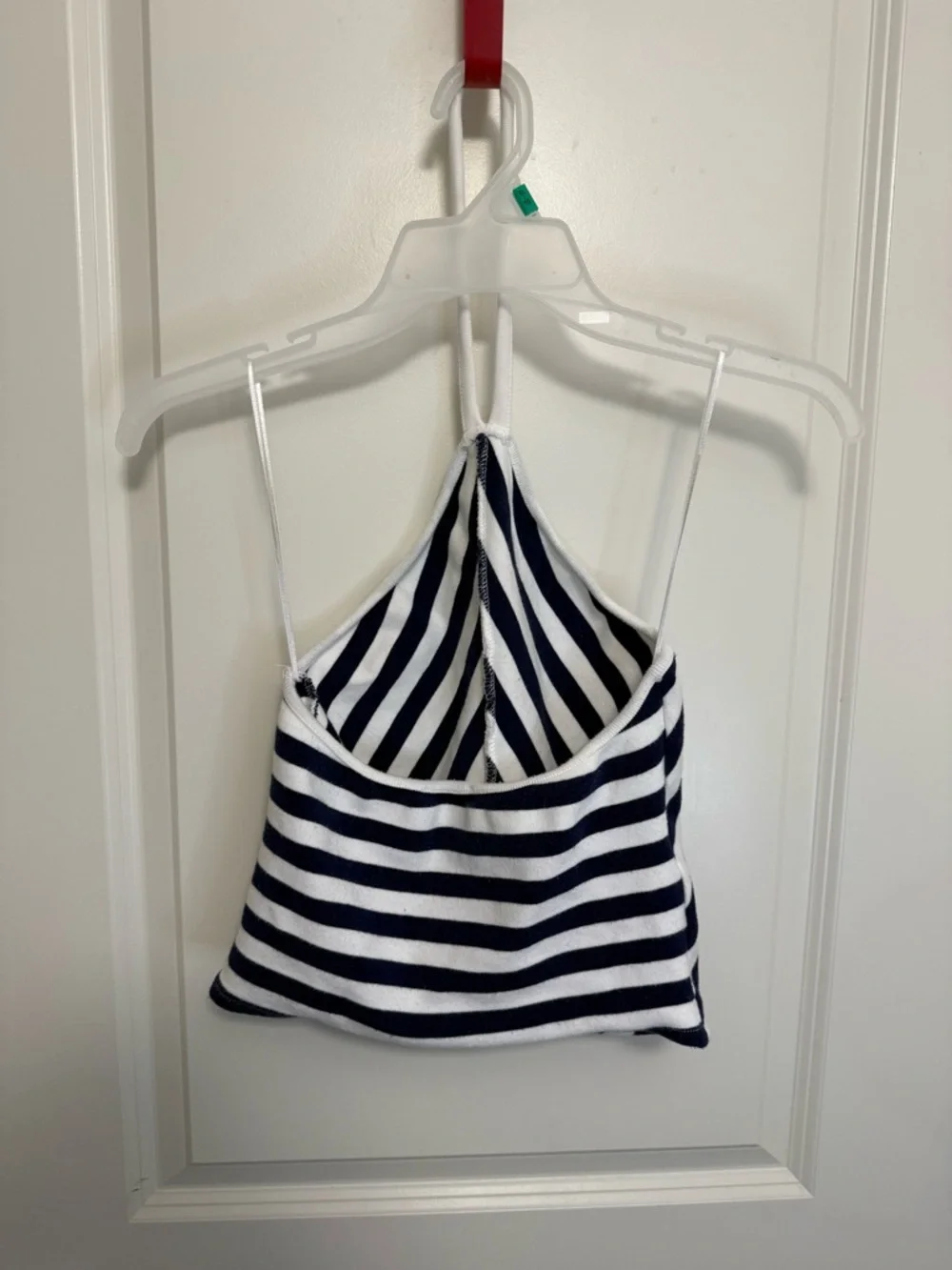 Zara Navy and White Striped Cropped Top in size M - Picture 8 of 8
